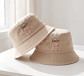 Funny Sarcastic "Meh" Chihuahua Bucket Hat, Embroidered Glasses Dog Cotton Sun Hat, Cute Unbothered Chihuahua Mom Gift, Summer Outdoor Cap